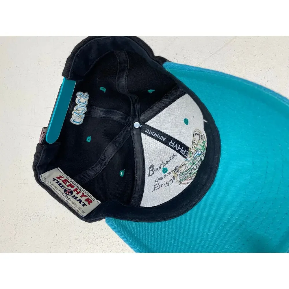 VTG Y2K Zephyr MiLB Cape Fear Crocs stitched snapback baseball hat cap